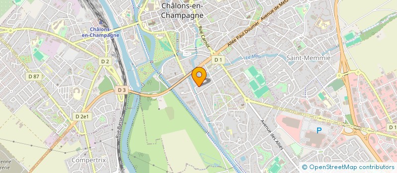 localisation de l'entreprise MADAME MARTHE THIEBAULT à CHALONS-EN-CHAMPAGNE