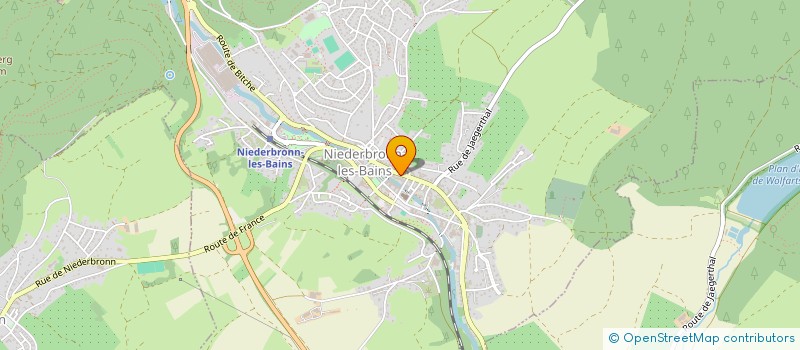 localisation de l'entreprise MADAME MARTHE THIERSE  REICHSHOFFEN