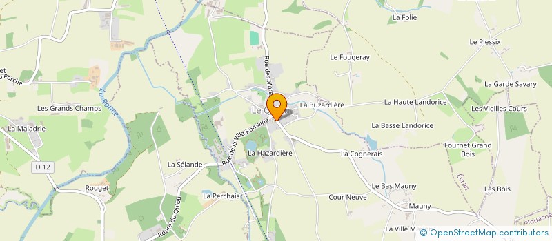 localisation de l'entreprise MADAME MARTHE TRIBOT LASPIERE à LE QUIOU