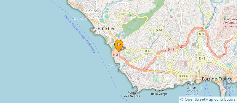 localisation de l'entreprise MADAME MARTIALISE COLO à SCHOELCHER