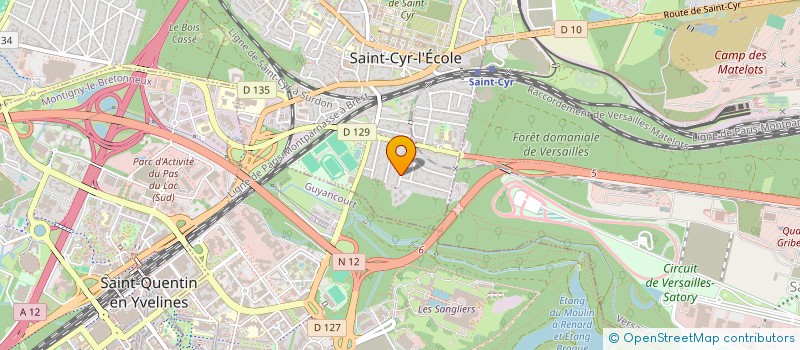 localisation de l'entreprise MADAME MARTIN DU PONTAVICE  SAINT-CYR-L'ECOLE