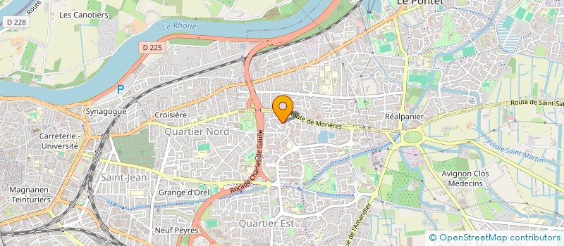 localisation de l'entreprise MADAME MARTINA AZIZ TADROUS  AVIGNON