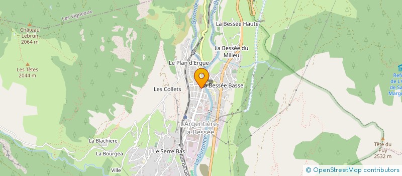 localisation de l'entreprise MADAME MARTINA FINDER à L'ARGENTIERE-LA-BESSEE