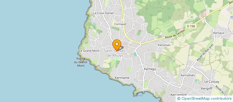 localisation de l'entreprise MADAME MARTINA FROSCH  SAINT-GILDAS-DE-RHUYS