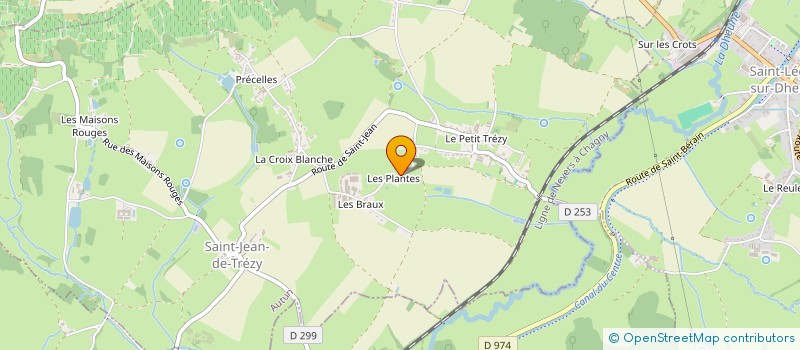 localisation de l'entreprise MADAME MARTINA GIANNIERI  SAINT JEAN DE TREZY