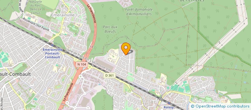 localisation de l'entreprise MADAME MARTINA GRUND  ROISSY-EN-BRIE