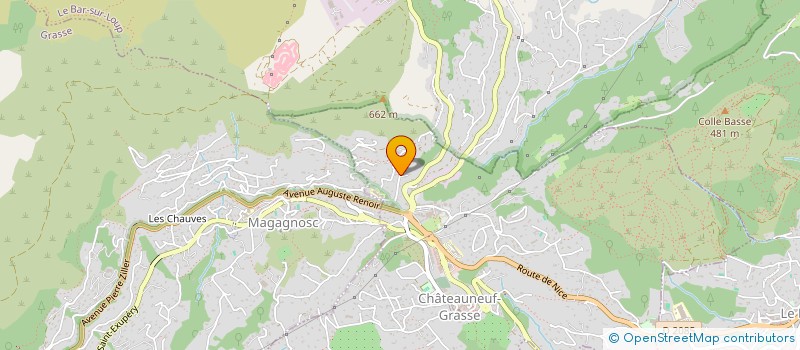 localisation de l'entreprise MADAME MARTINA HOHL à CHATEAUNEUF-GRASSE