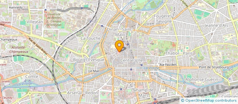 localisation de l'entreprise MADAME MARTINA MARCHAND  RENNES