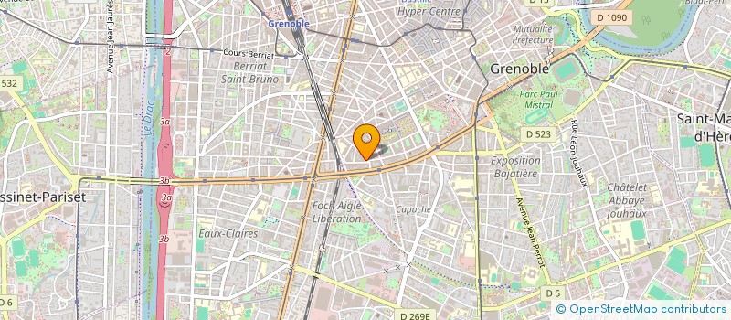 localisation de l'entreprise MADAME MARTINA MARGINI  GRENOBLE