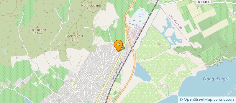 localisation de l'entreprise MADAME MARTINA MORKUSOVA à FRONTIGNAN