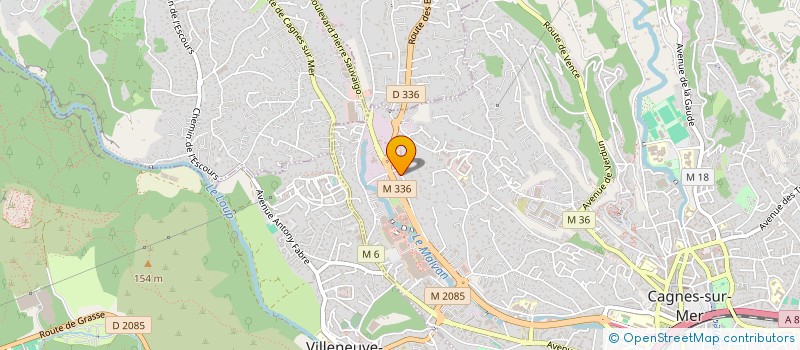 localisation de l'entreprise MADAME MARTINA OBONOVA à CAGNES-SUR-MER