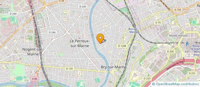 localisation de l'entreprise MADAME MARTINA ROCA BEROY à BRY-SUR-MARNE