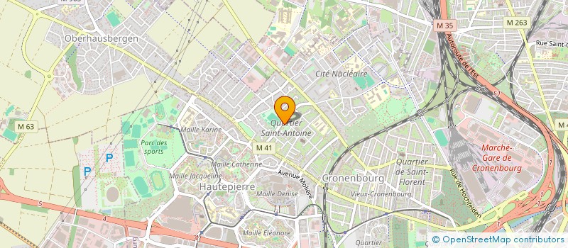 localisation de l'entreprise MADAME MARTINA ROSSI à STRASBOURG