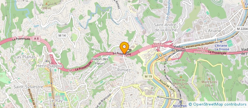 localisation de l'entreprise MADAME MARTINA SILOV  NICE