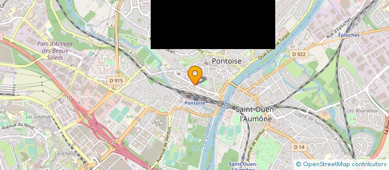 localisation de l'entreprise MADAME MARTINA TOMASCHEWSKI  PONTOISE