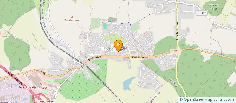 localisation de l'entreprise MADAME MARTINA WARTER  FAREBERSVILLER