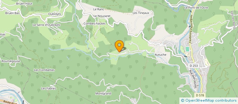 localisation de l'entreprise MADAME MARTINE AIOUTZ à VALS-LES-BAINS