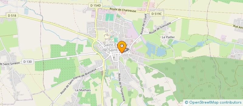 localisation de l'entreprise MADAME MARTINE ALBERGANTI à SAINT-ETIENNE-DE-SAINT-GEOIRS