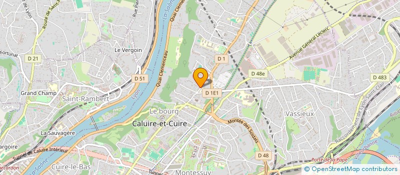 localisation de l'entreprise MADAME MARTINE ALBOUY  CALUIRE-ET-CUIRE