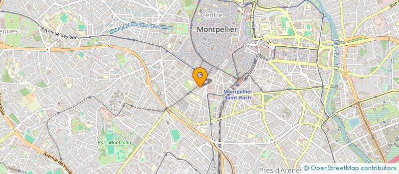 localisation de l'entreprise MADAME MARTINE ALBRUS à MONTPELLIER