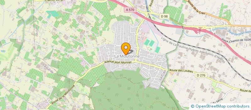 localisation de l'entreprise MADAME MARTINE ALIX  LA CRAU