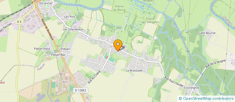 localisation de l'entreprise MADAME MARTINE ALLAIN  LES GONDS