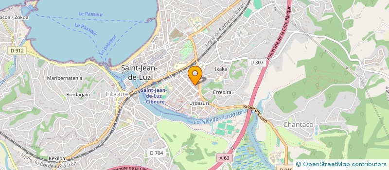 localisation de l'entreprise MADAME MARTINE ALLEMANS à SAINT-JEAN-DE-LUZ