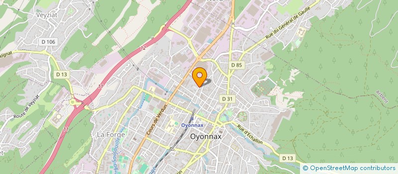 localisation de l'entreprise MADAME MARTINE AMBLARD à OYONNAX