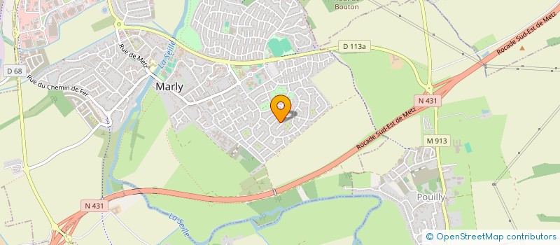 localisation de l'entreprise MADAME MARTINE AMBROSINI  MARLY