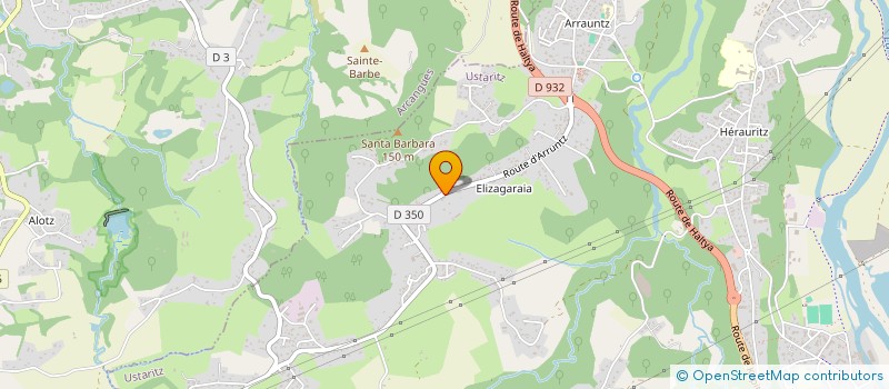 localisation de l'entreprise MADAME MARTINE ANDIAZABAL  USTARITZ