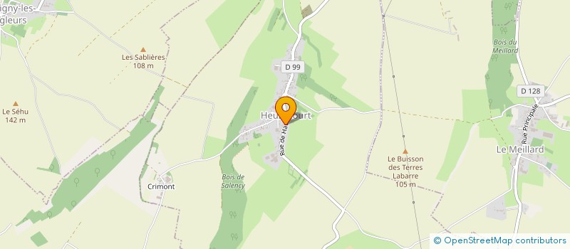 localisation de l'entreprise MADAME MARTINE ANDRE à HEUZECOURT