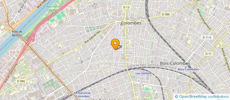 localisation de l'entreprise MADAME MARTINE ANDRE à COLOMBES
