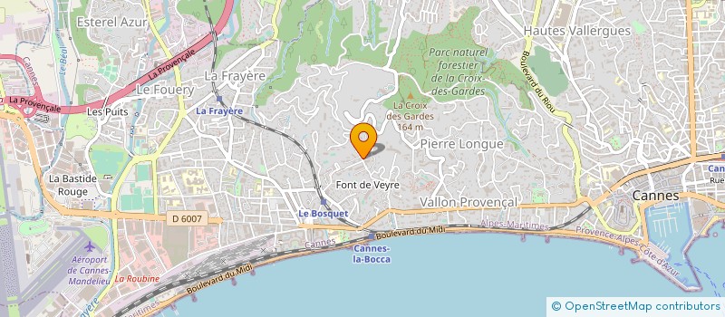 localisation de l'entreprise MADAME MARTINE ANDRIEU  CANNES