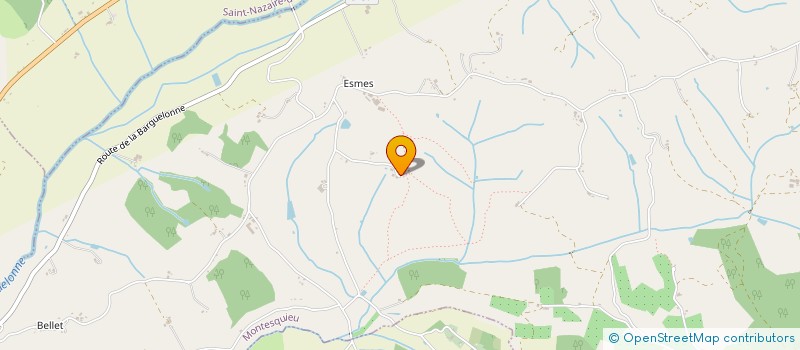 localisation de l'entreprise MADAME MARTINE ANDRIEU  MONTESQUIEU