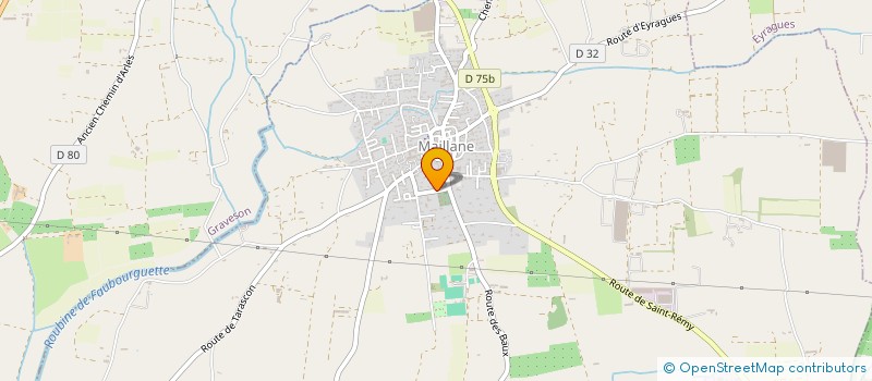 localisation de l'entreprise MADAME MARTINE ANGELI  MAILLANE