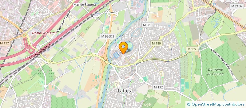 localisation de l'entreprise MADAME MARTINE ANOUILH  LATTES