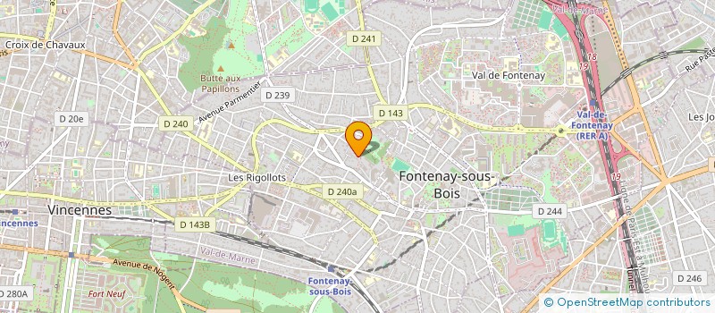 localisation de l'entreprise MADAME MARTINE ANTOINE à FONTENAY-SOUS-BOIS