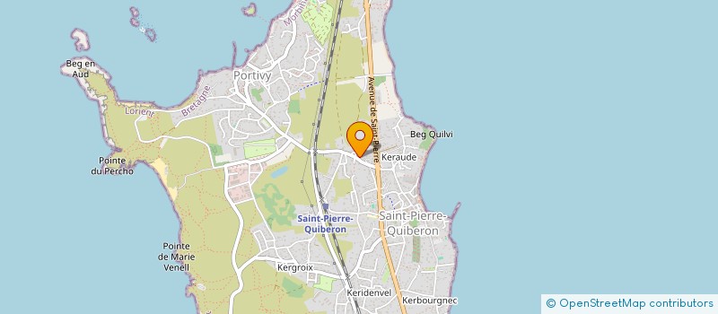 localisation de l'entreprise MADAME MARTINE APEL  SAINT-PIERRE-QUIBERON