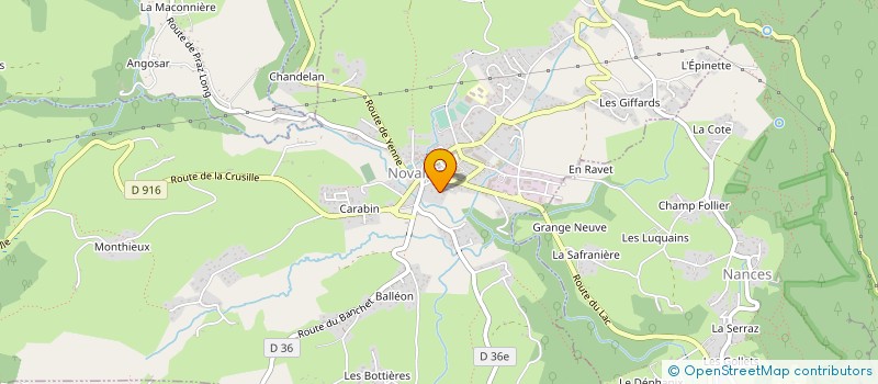 localisation de l'entreprise MADAME MARTINE ARGELES  NOVALAISE