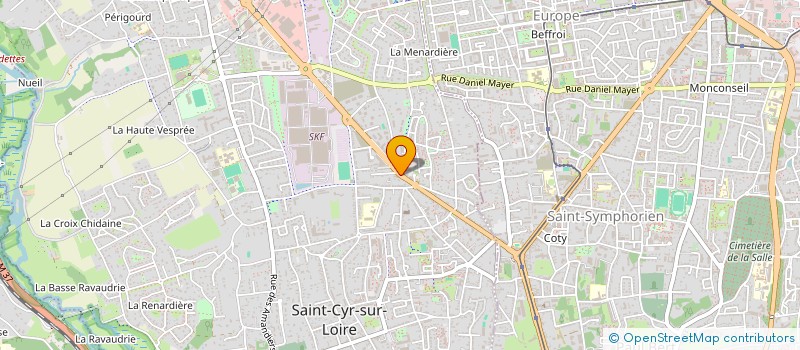 localisation de l'entreprise MADAME MARTINE ARNAULT à SAINT-CYR-SUR-LOIRE