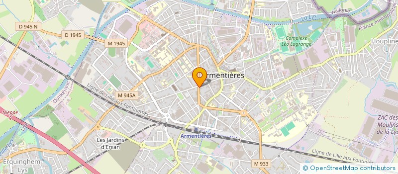 localisation de l'entreprise MADAME MARTINE ARQUEMBOURG à ARMENTIERES