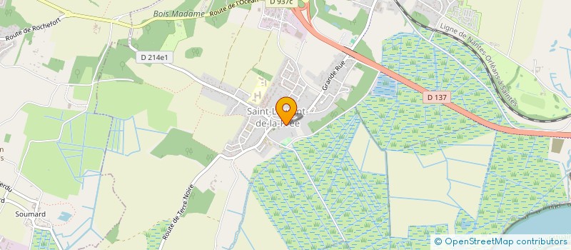 localisation de l'entreprise MADAME MARTINE ASTIER  SAINT-LAURENT-DE-LA-PREE