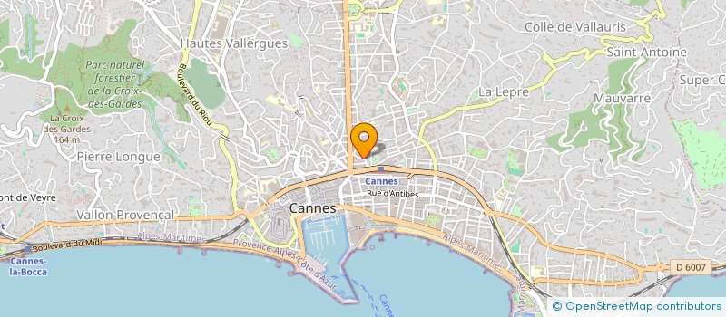 localisation de l'entreprise MADAME MARTINE ATTIA à CANNES