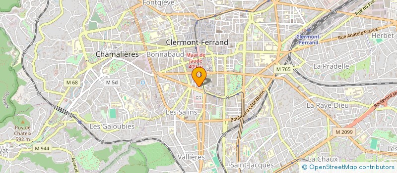 localisation de l'entreprise MADAME MARTINE AUDIBERT à CLERMONT-FERRAND