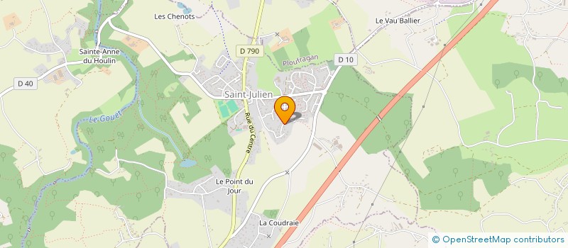 localisation de l'entreprise MADAME MARTINE AUFFRAY à SAINT-JULIEN