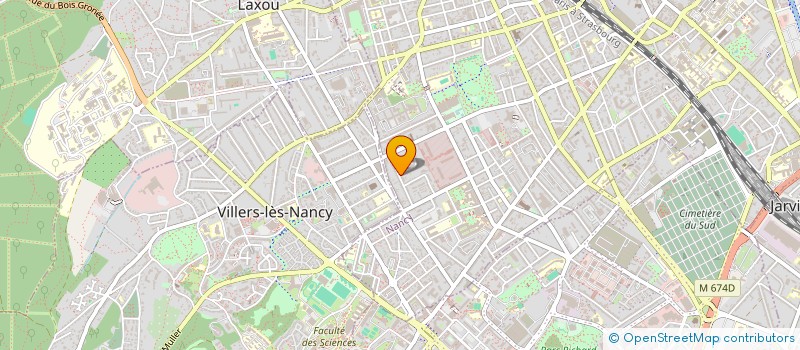localisation de l'entreprise MADAME MARTINE AUGSBOURGER à NANCY