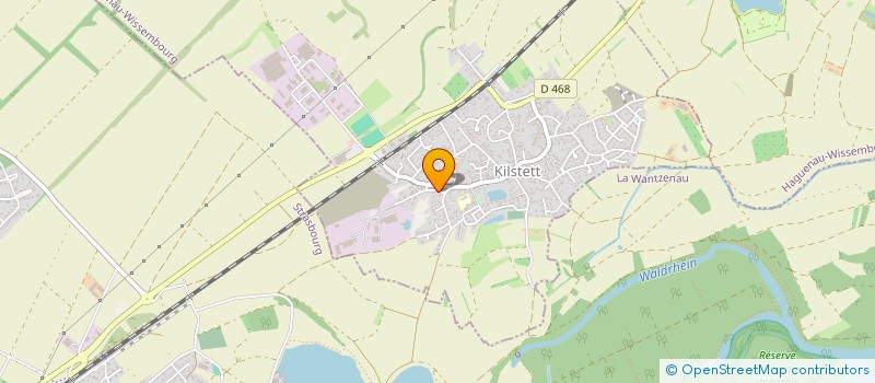 localisation de l'entreprise MADAME MARTINE BABAULT  KILSTETT