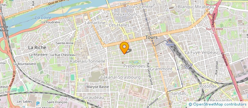 localisation de l'entreprise MADAME MARTINE BABINET  TOURS