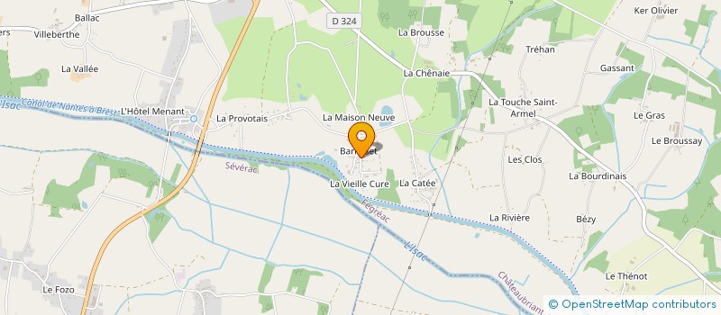 localisation de l'entreprise MADAME MARTINE BACONNET à FEGREAC