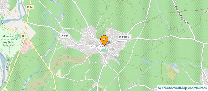 localisation de l'entreprise MADAME MARTINE BAERT  LE POUGET